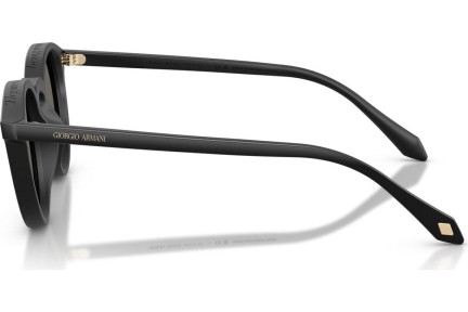 Okulary przeciwsłoneczne Giorgio Armani AR8230U 5875R5 Okrągłe Czarne