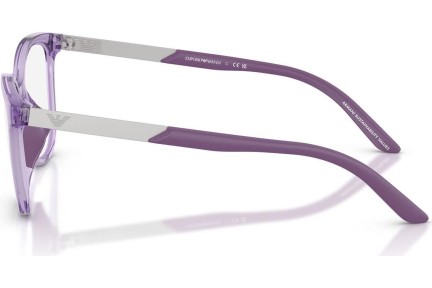 Okulary korekcyjne Emporio Armani EK3011U 6280 Kocie oczy Fioletowe