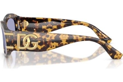 Okulary przeciwsłoneczne Dolce & Gabbana DG4502 33301A Owalne Havana