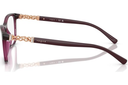 Okulary korekcyjne Vogue Eyewear VO5632B 2989 Kwadratowe Fioletowe
