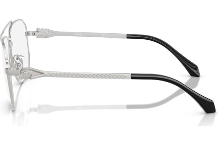 Okulary korekcyjne Versace VE1307 1000 Pilotki (Aviator) Srebrne