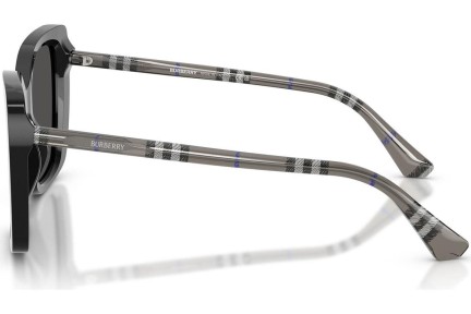Okulary przeciwsłoneczne Burberry BE4456 416587 Kocie oczy Czarne