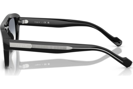 Okulary przeciwsłoneczne Vogue Eyewear VO5620S W44/79 Kwadratowe Czarne