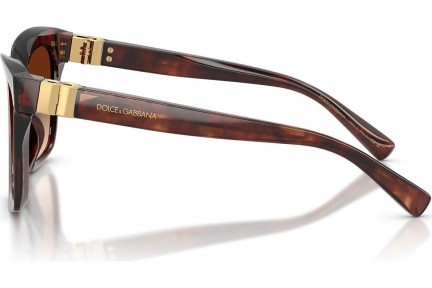Okulary przeciwsłoneczne Dolce & Gabbana DG4498 322274 Kwadratowe Havana