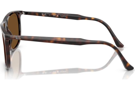 Okulary przeciwsłoneczne Ray-Ban RB2216 902/57 Polarized Prostokątne Havana