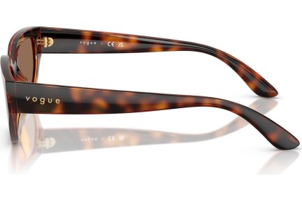 Okulary przeciwsłoneczne Vogue Eyewear VJ2029 W65673 Kocie oczy Havana