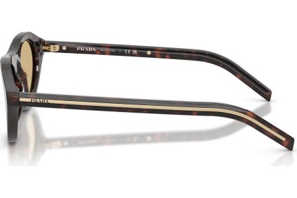 Okulary przeciwsłoneczne Prada PRB15S 17N70R Kocie oczy Havana