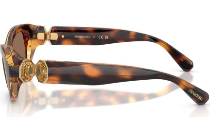 Okulary przeciwsłoneczne Swarovski SK6036U 100273 Owalne Havana