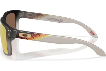 Okulary przeciwsłoneczne Oakley Holbrook OO9102 9102AH Polarized Kwadratowe Szare