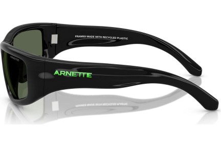 Okulary przeciwsłoneczne Arnette Zyme AN4358 290071 Kocie oczy Czarne