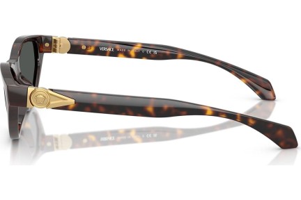 Okulary przeciwsłoneczne Versace VE4491U 108/87 Kocie oczy Havana