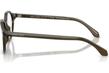 Okulary korekcyjne Giorgio Armani AR7264U 6169 Okrągłe Zielone