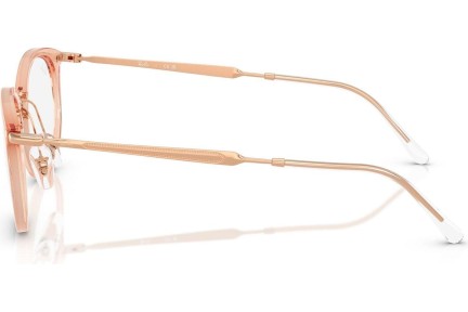 Okulary korekcyjne Ray-Ban RX7255 8124 Okrągłe Różowe