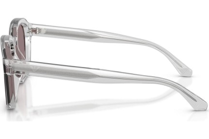 Okulary przeciwsłoneczne Emporio Armani EA4245U 62507N Kwadratowe Przezroczyste