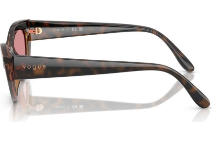 Okulary przeciwsłoneczne Vogue Eyewear VO5637SU 2386F6 Kocie oczy Havana