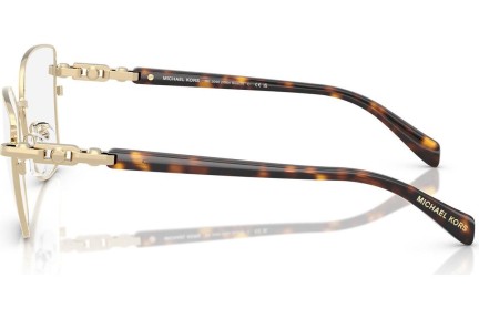 Okulary korekcyjne Michael Kors Nikki Beach MK3090 1014 Kocie oczy Złote