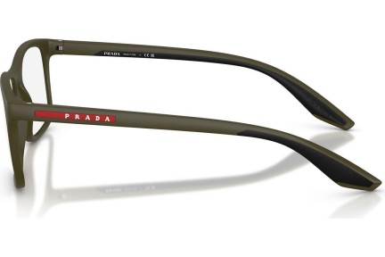 Okulary korekcyjne Prada Linea Rossa PS08RV 15X1O1 Kwadratowe Zielone