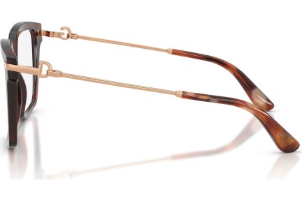 Okulary korekcyjne Dolce & Gabbana DG3397 3222 Kwadratowe Havana