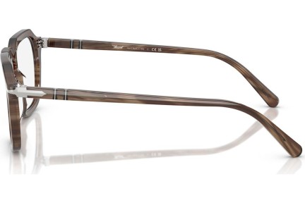 Okulary korekcyjne Persol PO3292V 1208 Kwadratowe Brązowe