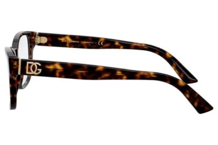 Okulary korekcyjne Dolce & Gabbana DG3326 502 Prostokątne Havana