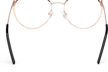 Okulary korekcyjne Guess GU50250 005 Okrągłe Złote