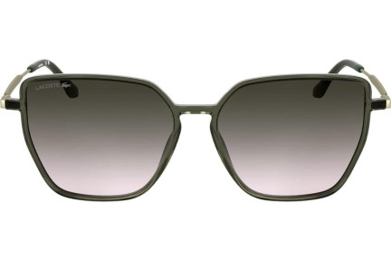 Okulary przeciwsłoneczne Lacoste L6062S 275 Kocie oczy Brązowe