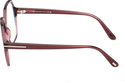 Okulary korekcyjne Tom Ford FT6062-B 071 Kwadratowe Czerwone