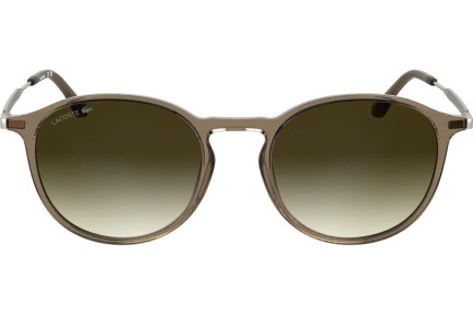 Okulary przeciwsłoneczne Lacoste L6061S 210 Okrągłe Brązowe