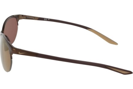 Okulary przeciwsłoneczne Nike IH0911X 201 Prostokątne Brązowe