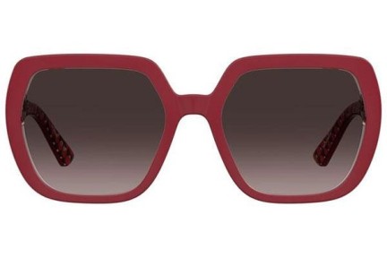 Okulary przeciwsłoneczne Love Moschino MOL082/S SSC/HA Kocie oczy Czerwone