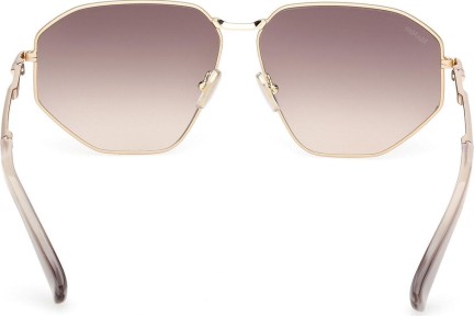 Okulary przeciwsłoneczne Max Mara Miller 4 MM0143 32F Kocie oczy Złote