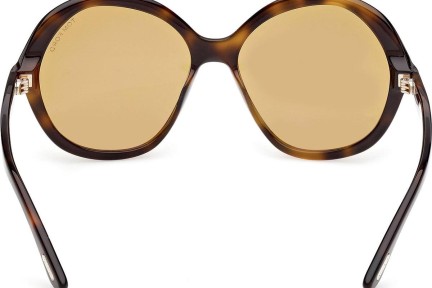 Okulary przeciwsłoneczne Tom Ford Annabelle 02 FT1282 52E Okrągłe Havana