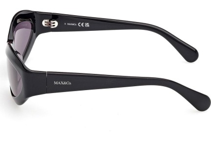 Okulary przeciwsłoneczne Max&Co. MO0136 01A Owalne Czarne