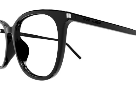 Okulary korekcyjne Saint Laurent SL724/F 001 Kocie oczy Czarne