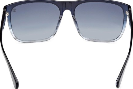 Okulary przeciwsłoneczne Timberland TB00054-H 92D Polarized Kwadratowe Niebieskie