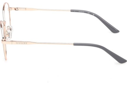 Okulary korekcyjne Guess GU50272 020 Kwadratowe Szare