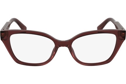Okulary korekcyjne Lacoste L2983 601 Kocie oczy Czerwone