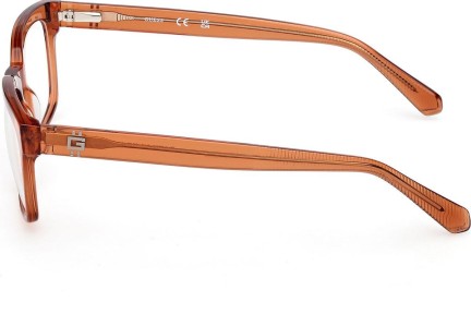 Okulary korekcyjne Guess GU50252 042 Prostokątne Pomarańczowe