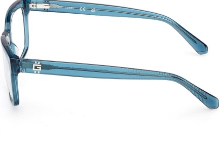 Okulary korekcyjne Guess GU50252 087 Prostokątne Niebieskie