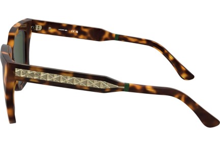 Okulary przeciwsłoneczne Lacoste L6063S 214 Kocie oczy Havana