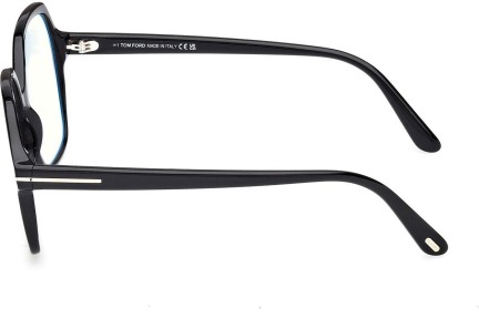 Okulary korekcyjne Tom Ford FT6062-B 001 Kwadratowe Czarne