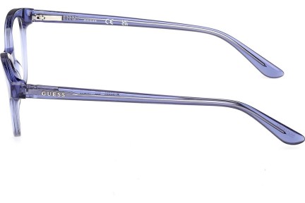Okulary korekcyjne Guess GU50273 090 Kocie oczy Niebieskie