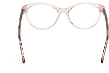 Okulary korekcyjne Guess GU50273 057 Kocie oczy Brązowe