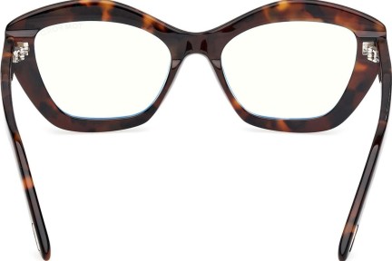 Okulary korekcyjne Tom Ford FT6044-B 052 Kocie oczy Havana