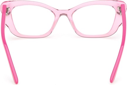 Okulary korekcyjne Guess GU50264 075 Kocie oczy Różowe
