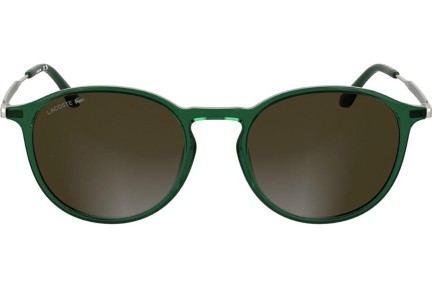 Okulary przeciwsłoneczne Lacoste L6061S 301 Okrągłe Zielone