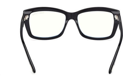Okulary korekcyjne Tom Ford FT6065-B 001 Prostokątne Czarne