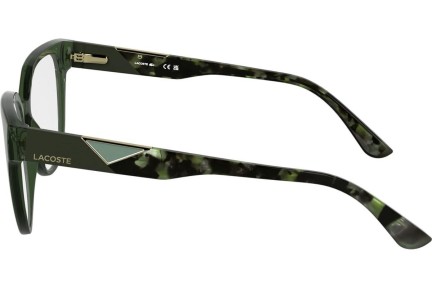 Okulary korekcyjne Lacoste L2982 301 Kocie oczy Zielone