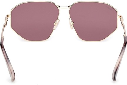 Okulary przeciwsłoneczne Max Mara Miller 4 MM0143 32Y Kocie oczy Złote