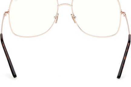 Okulary korekcyjne Tom Ford FT6048-B 028 Kwadratowe Złote